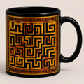 Mug Rafia du Congo – Noir