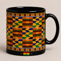 Mug Kente du Ghana – Noir