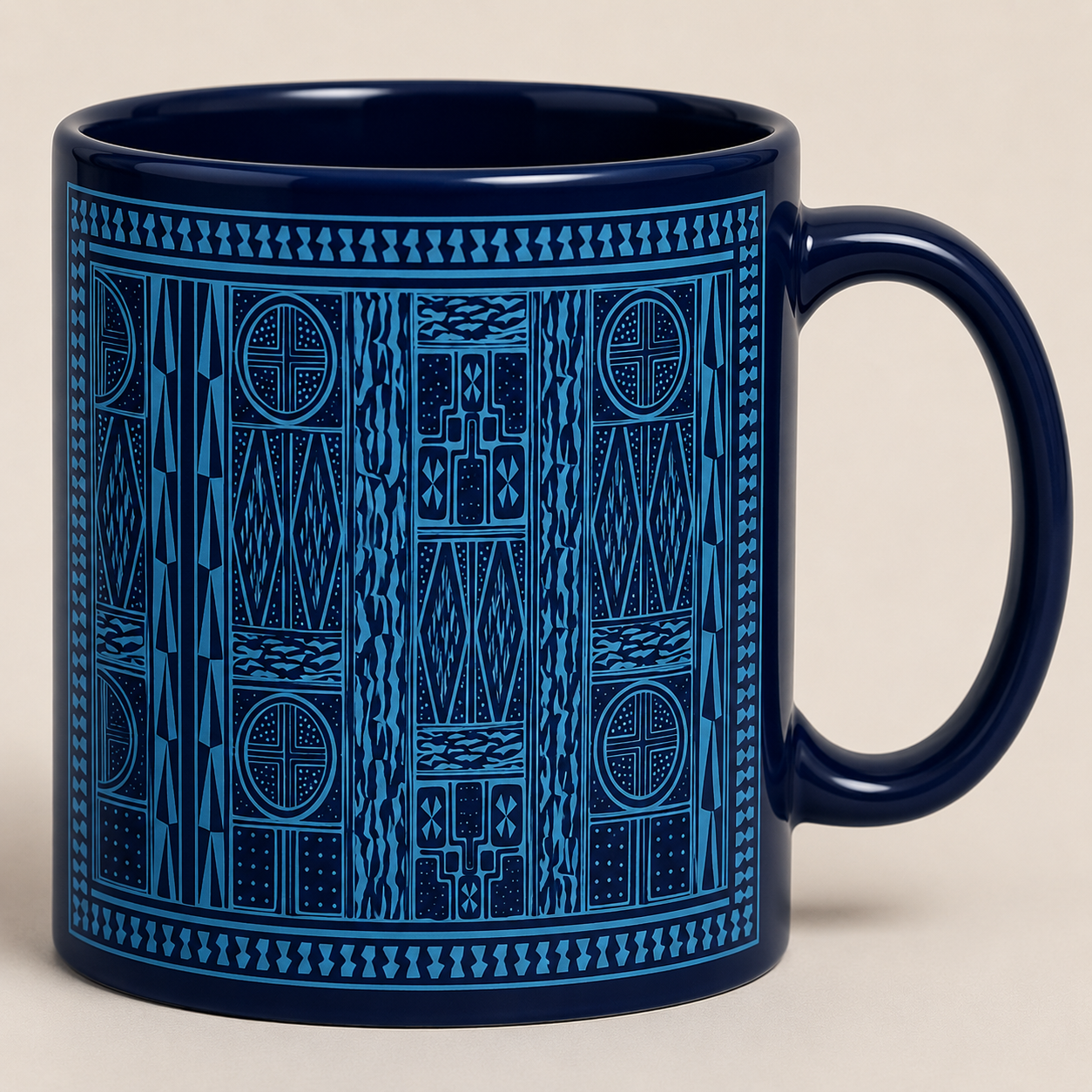 Mug Ndop du Cameroun – Bleu