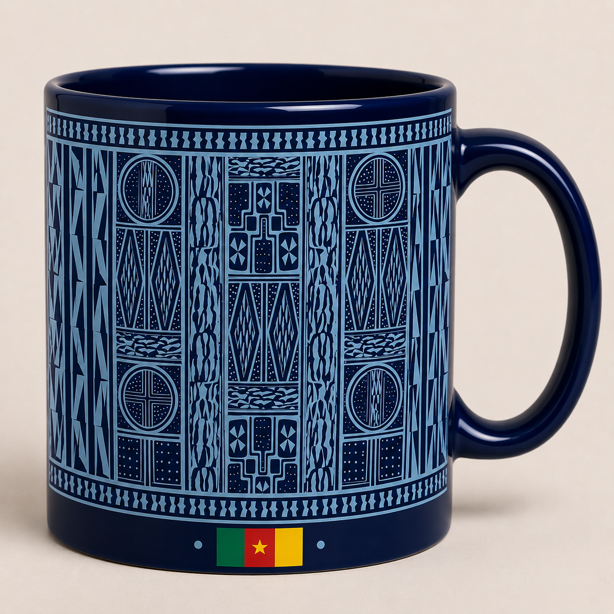 Mug Ndop du Cameroun – Bleu