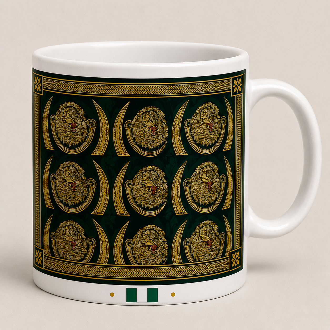 Mug Royal Nigérian – Blanc